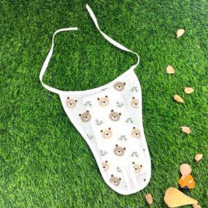 Graphic showing Nous Cart muslin nappies are made with Azo-free dyes and no harsh chemicals for rash-free newborn skin