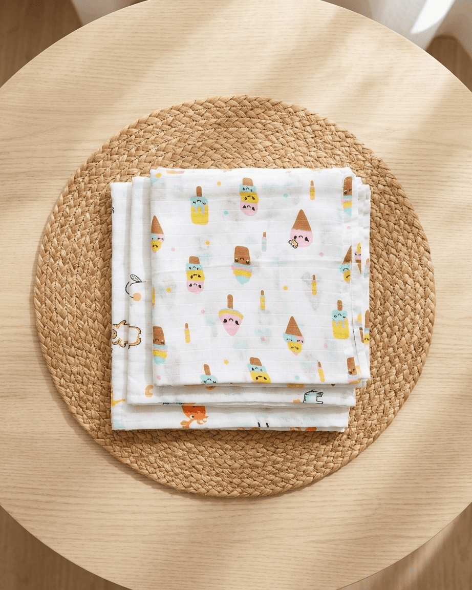 Premium muslin swaddle wrap for newborns – soft cotton blanket